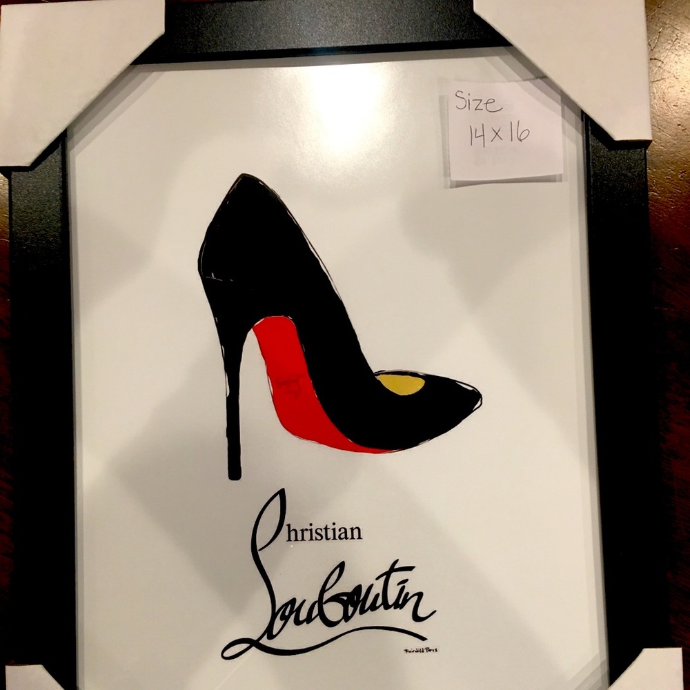 Christian Louboutin Red bottom Fairchild Paris art
